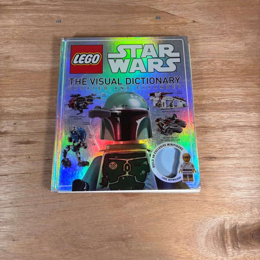 LEGO Star Wars The Visual Dictionary Updated and Expanded DK Hardcover NO FIGURE